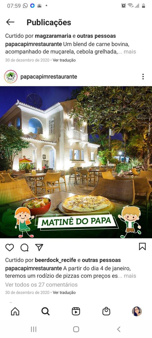 Restaurants Papa Capim