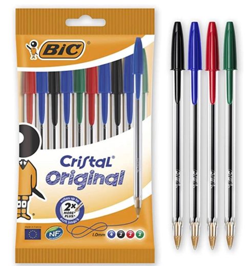Bolígrafos Bic cristal