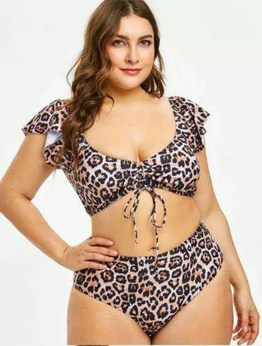 Moda Um lindo biquíni  pra quem gosta de estampa de oncinha 🐆💛