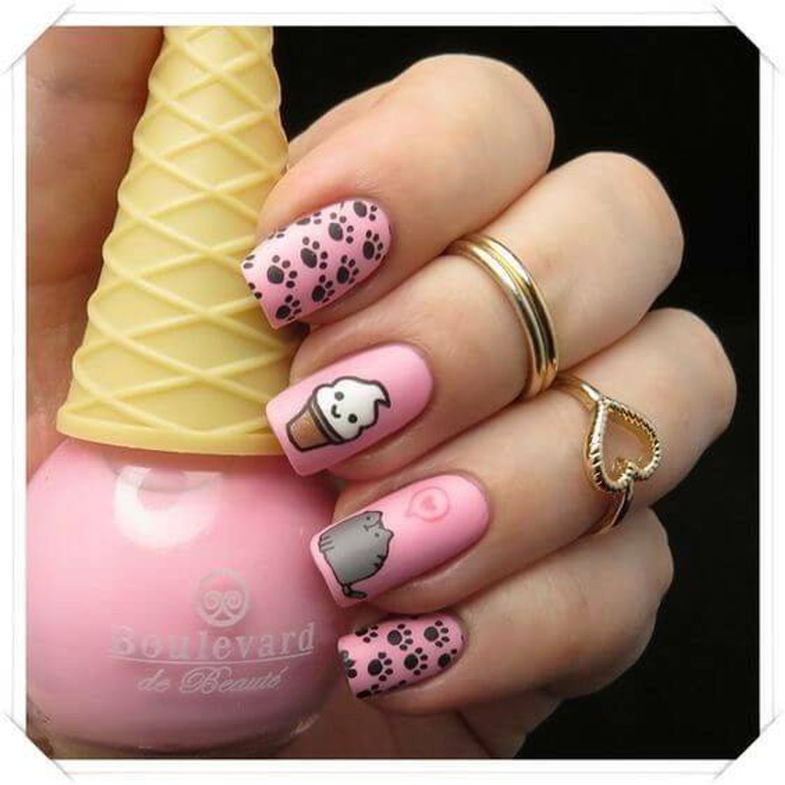 Fashion Cute nails 🍦