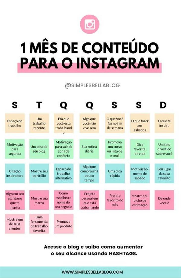 Fashion CONTEÚDO PARA INSTAGRAM 