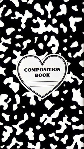 Composition book diary