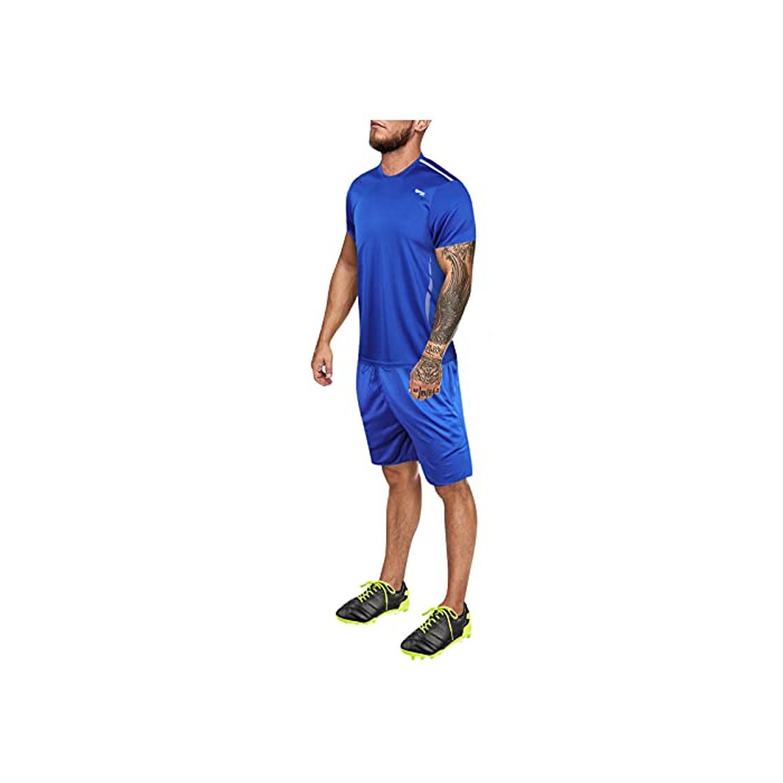 Social Soolike Uniforme de Futbol Traje Manga Corta Sudadera y Pantalones Cortos