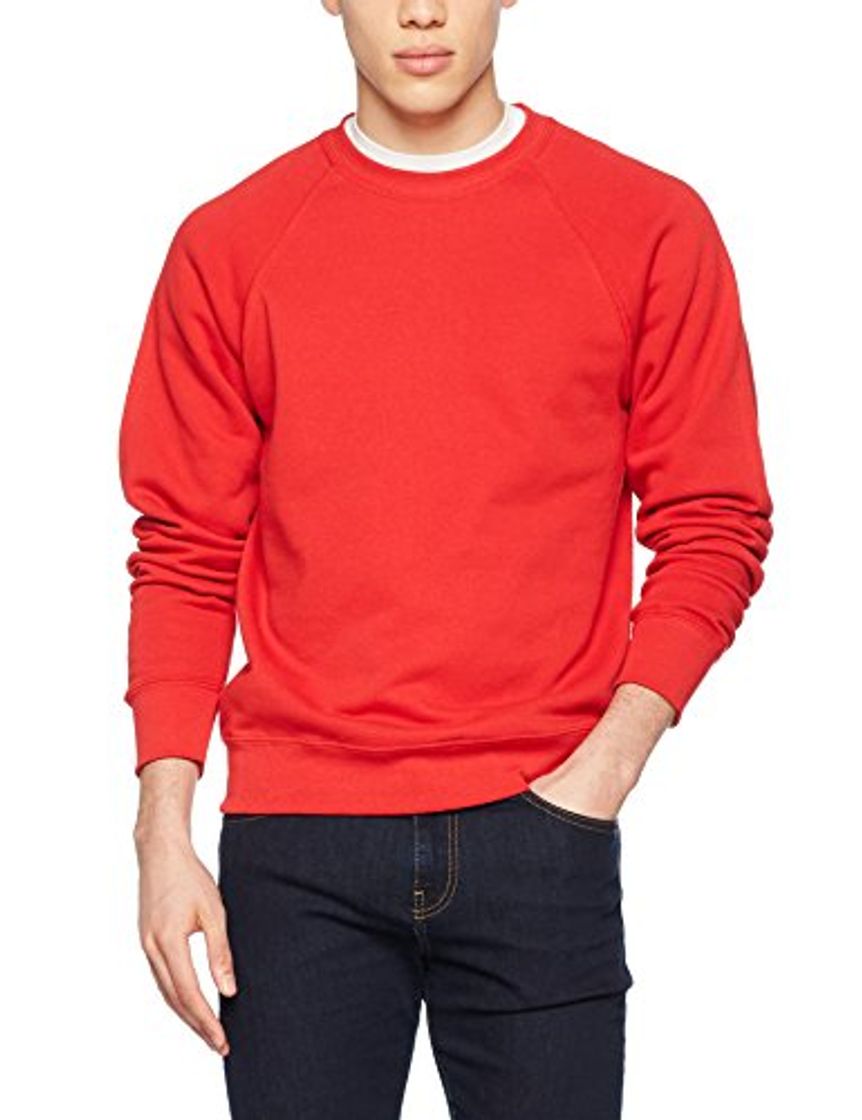 Fitness Fruit Of The Loom 62-216-0, Sudadera Para Hombre, Rojo