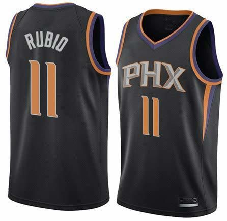 K&A Camiseta Ricky Rubio Phoenix Suns Negra, Camiseta Ricky Rubio Phoenix Suns