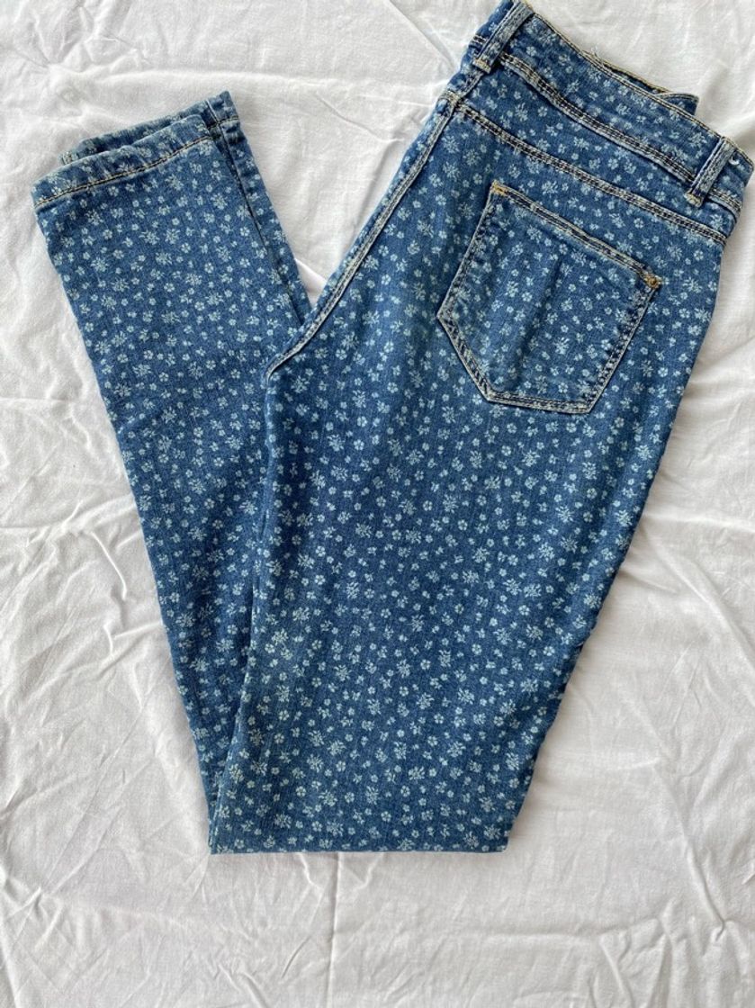 Moda Pantalón Denim floral Easy Wear