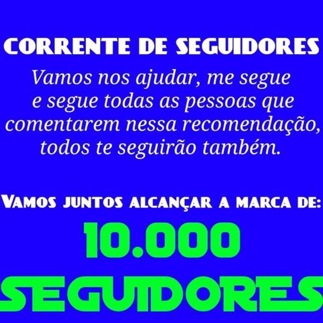 Social CORRENTE DE SEGUIDORES