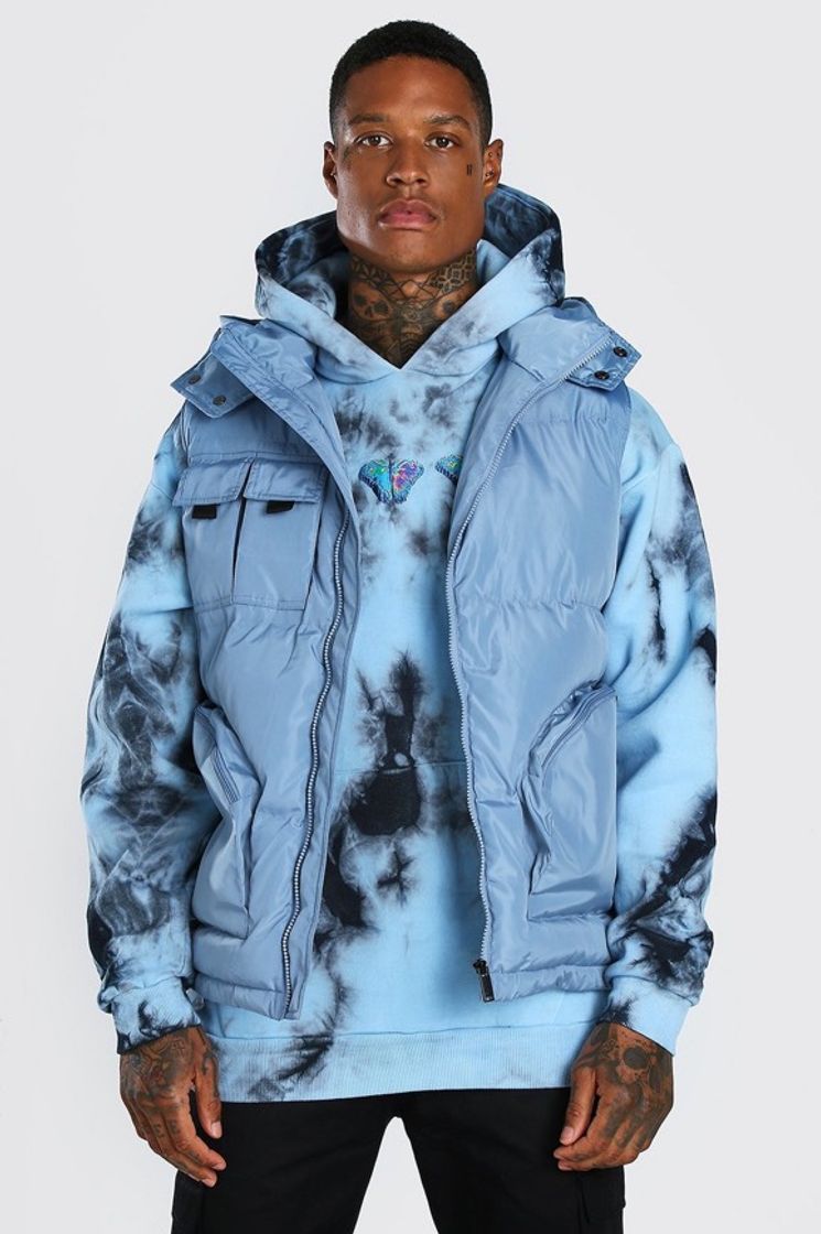 Fashion Blue puffer vest