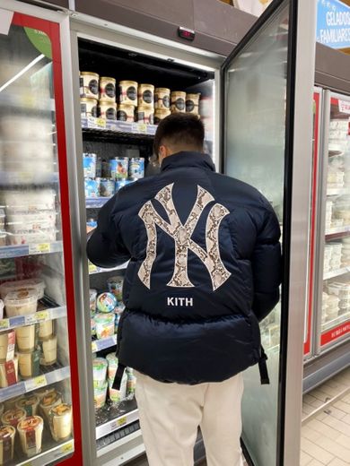 Kith For Major League Baseball New York Yankees Midi Puffer 