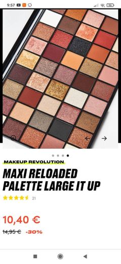 Makeup Revolution Maxi Reloaded Palette Large It Up 