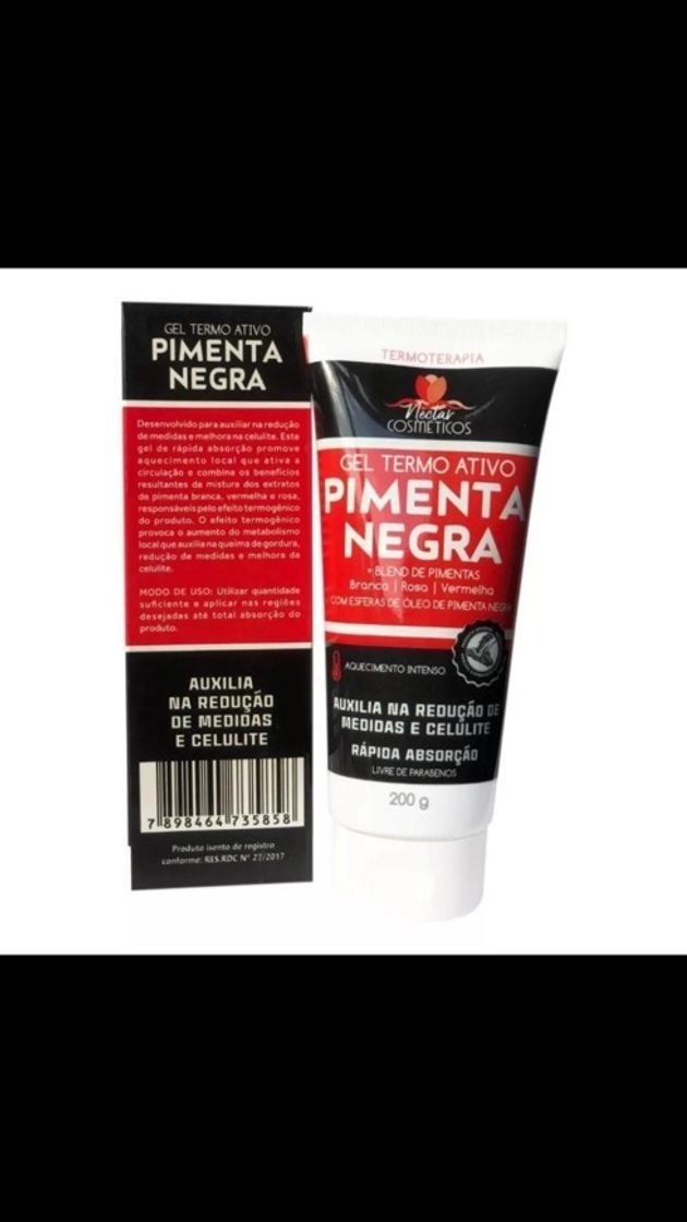 Fashion Gel termo ativo pimenta negra 