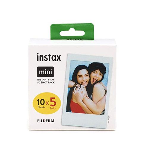 Fujifilm Instax mini película, Pack of 5 x 10 hojas