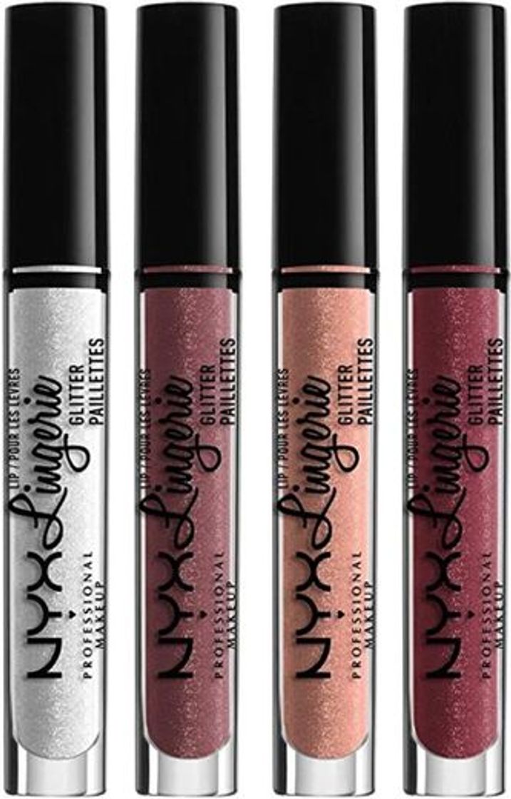 Beauty NYX PROFESSIONAL MAKEUP pintalabios líquido brillante Lip Lingerie Glitter Tono  1