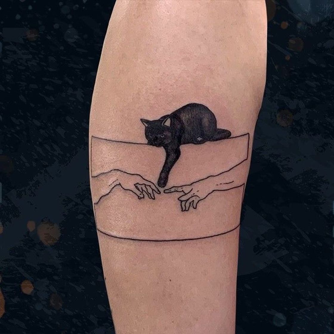 Social Tattoo cat 