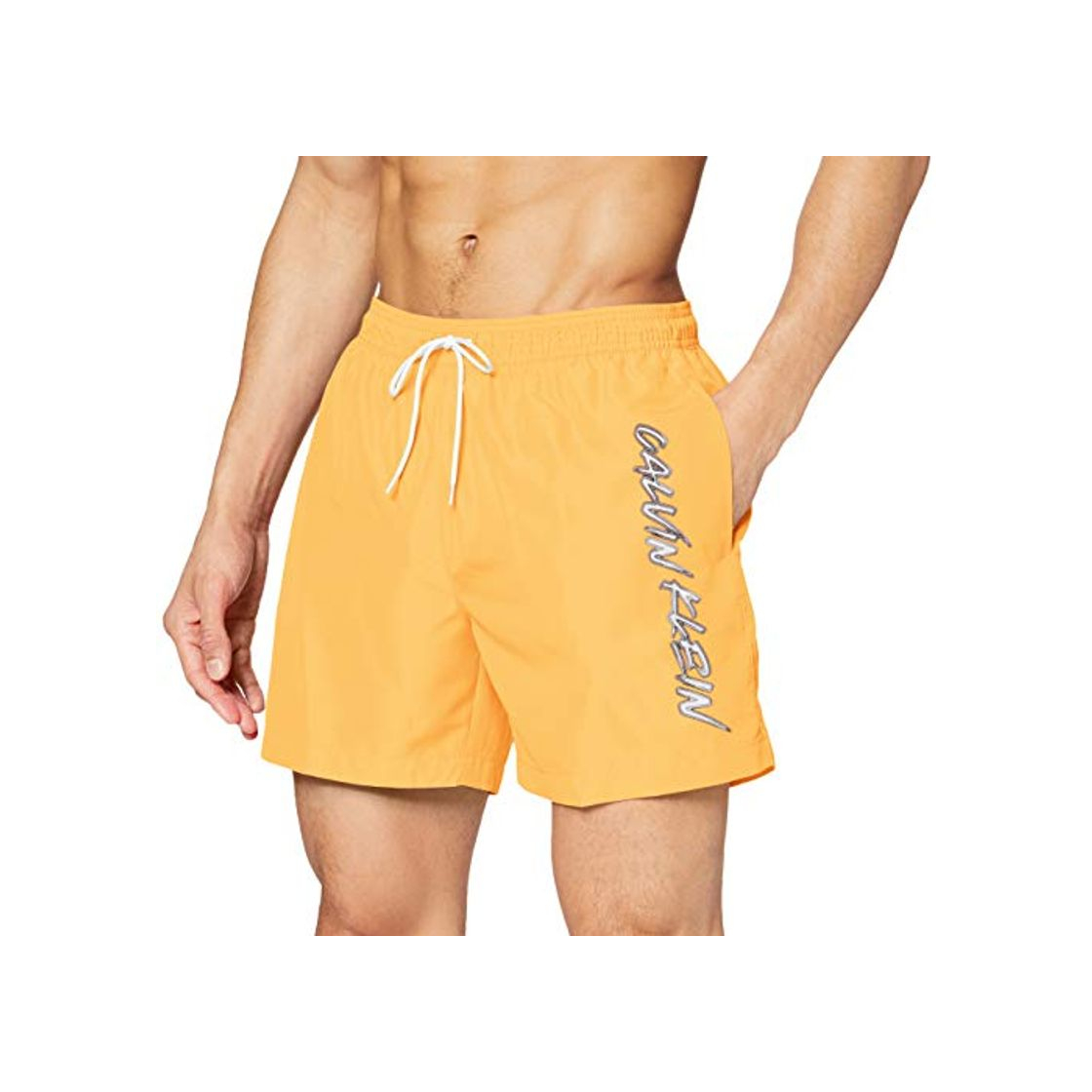 Fashion Calvin Klein Medium Drawstring Bañador, Naranja