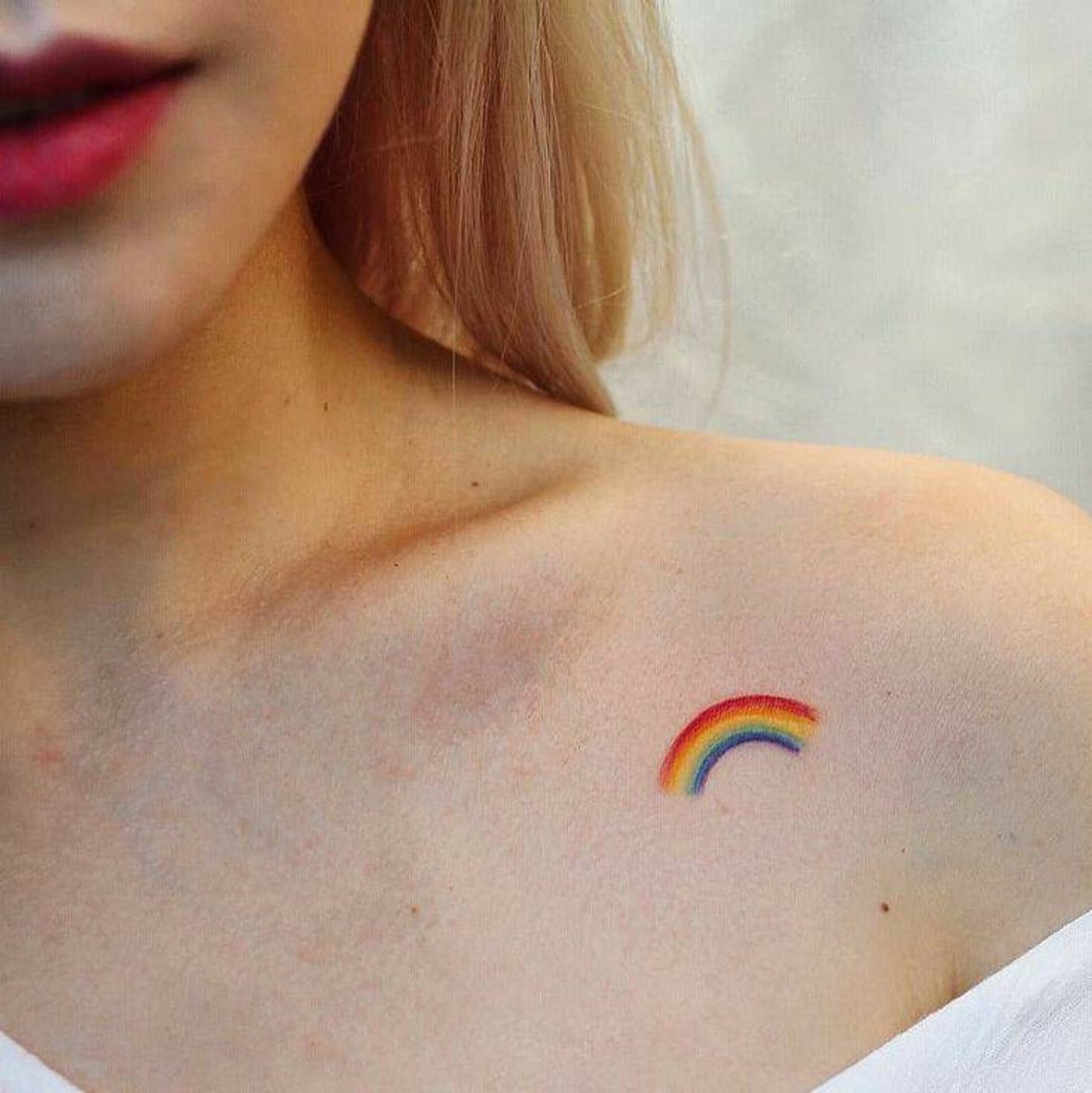 Social Tattoo de arco-íris 🌈