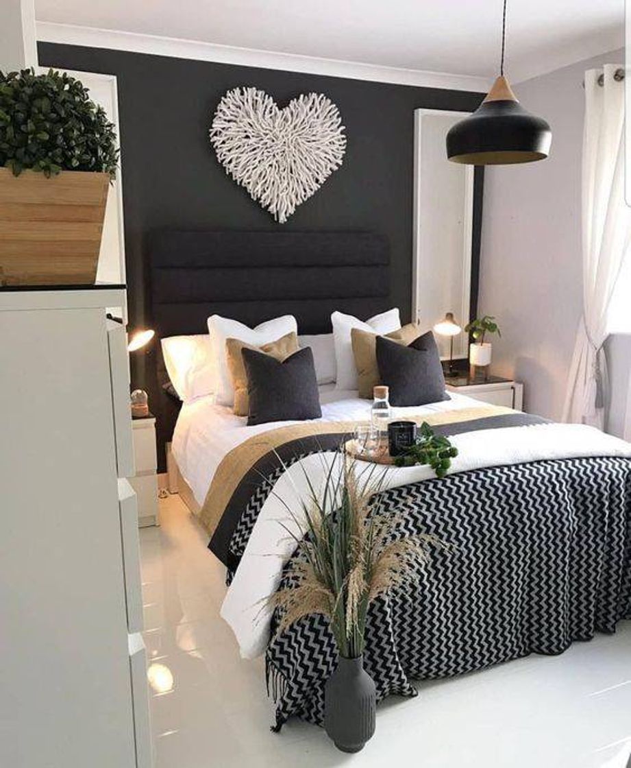 Moda Quarto Decorado com Preto🖤