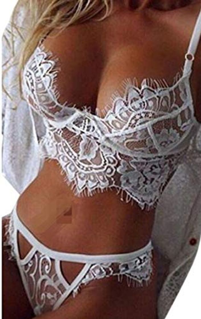 Social UMIPUBO Mujer Ropa Interior Ropa de Dormir Conjunto Sexy Lencería Escotado por