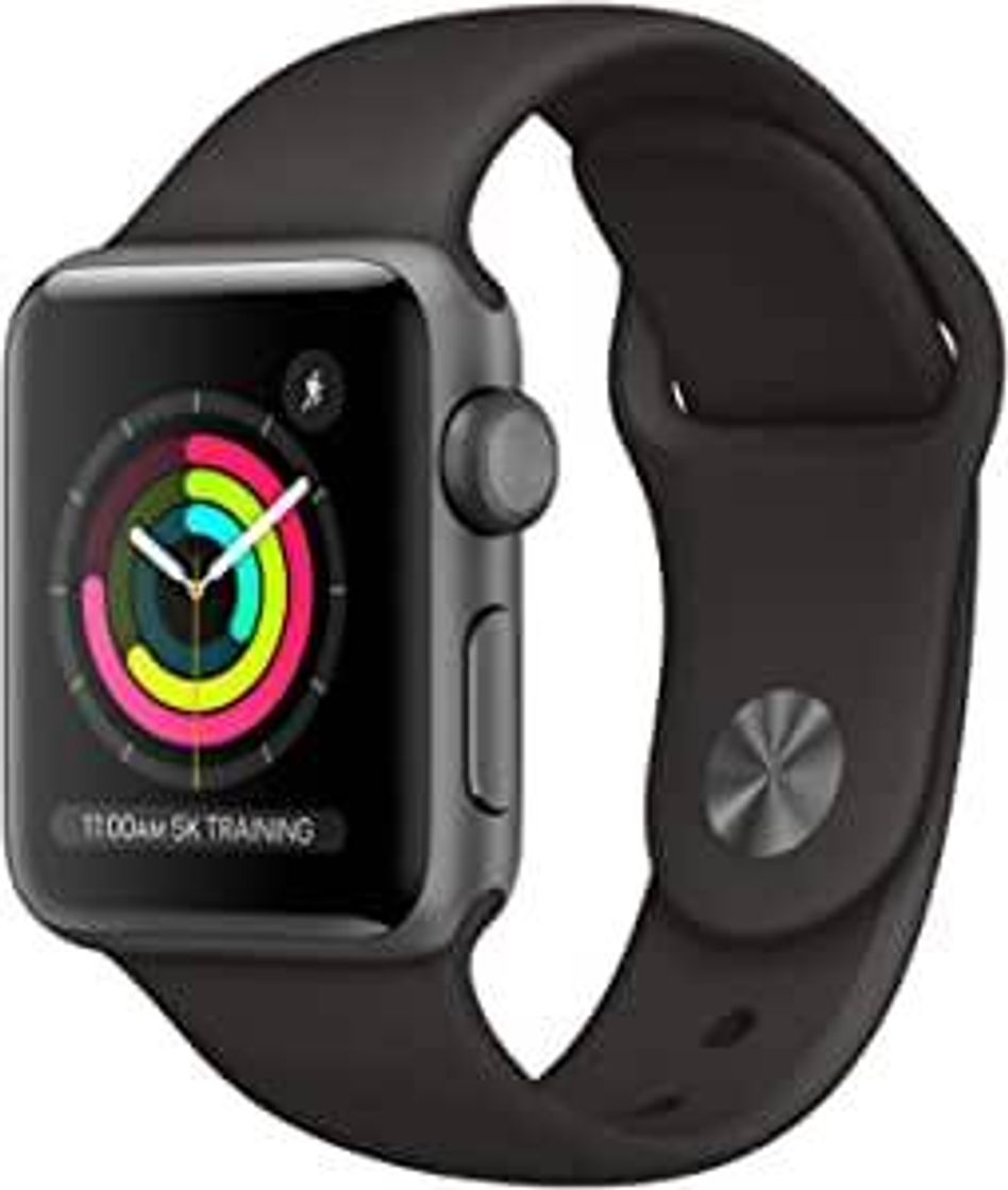 Moda Relogio Watch Series 3 38mm GPS Preto MTF02LL/A Apple