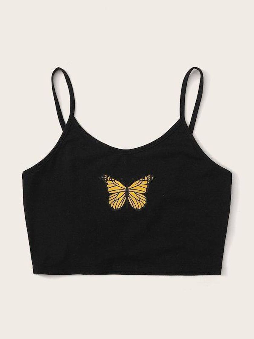 Moda Crop butterfly SHEIN