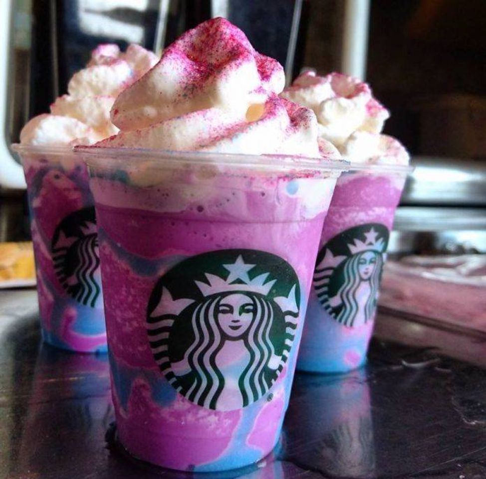 Social Frapuccino de unicórnio🥤🦄