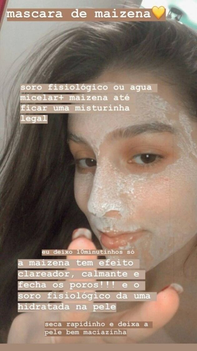 Social Máscara de maizena😍🌷