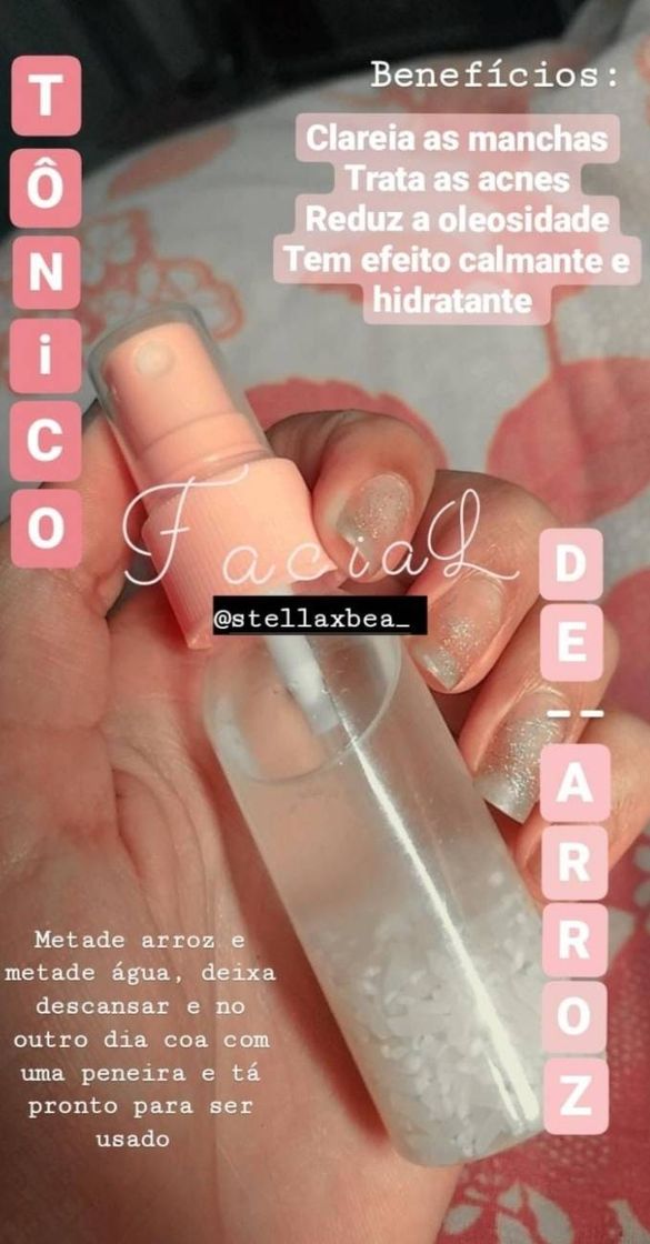 Social Tônico facial caseiro🌸💅