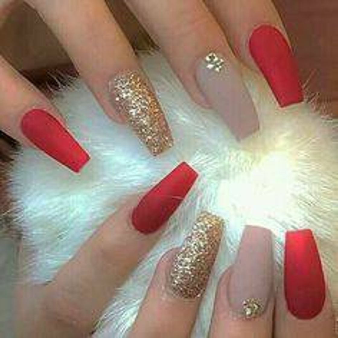 Fashion Unhas vermelhas