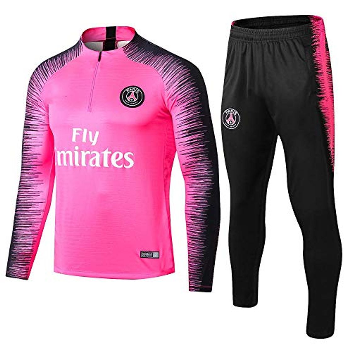 Social Paris Black Camiseta de Manga Larga Ropa de fútbol Primavera y otoño