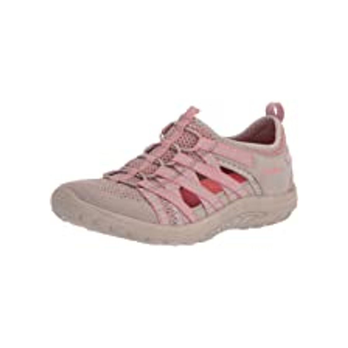 Fashion Skechers Reggae Fest - Neap, Sandalias Punta Cerrada para Mujer, Beige