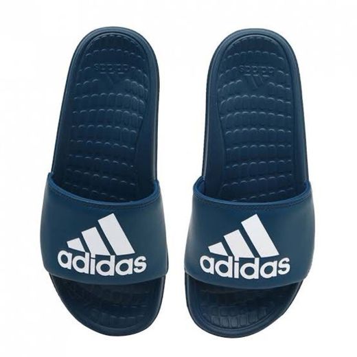 Sandália Masculina Adidas Voloomix Slide AQ5898 - Azul/Branco ...