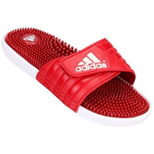 Chinelo Adidas Adissage - Vermelho+Branco | Netshoes