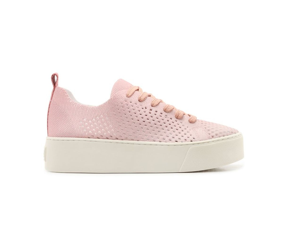Tênis Rosa California Slowly Knit Feminino