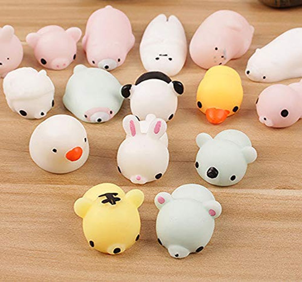 Product 5 juguetes para aliviar el estrés, adorableLuminous Mochi Squishy Cat Squeeze Healing