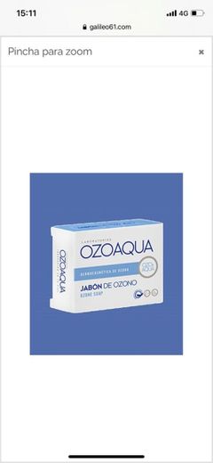 Jabón de Ozono Ozoaqua 100gr - Manos - Mifarma