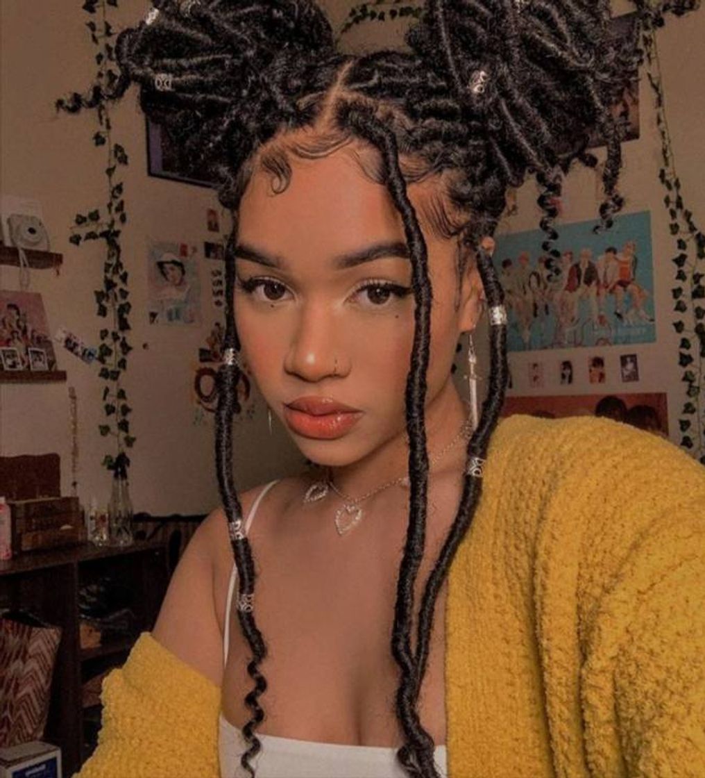 Moda Penteado com dreads