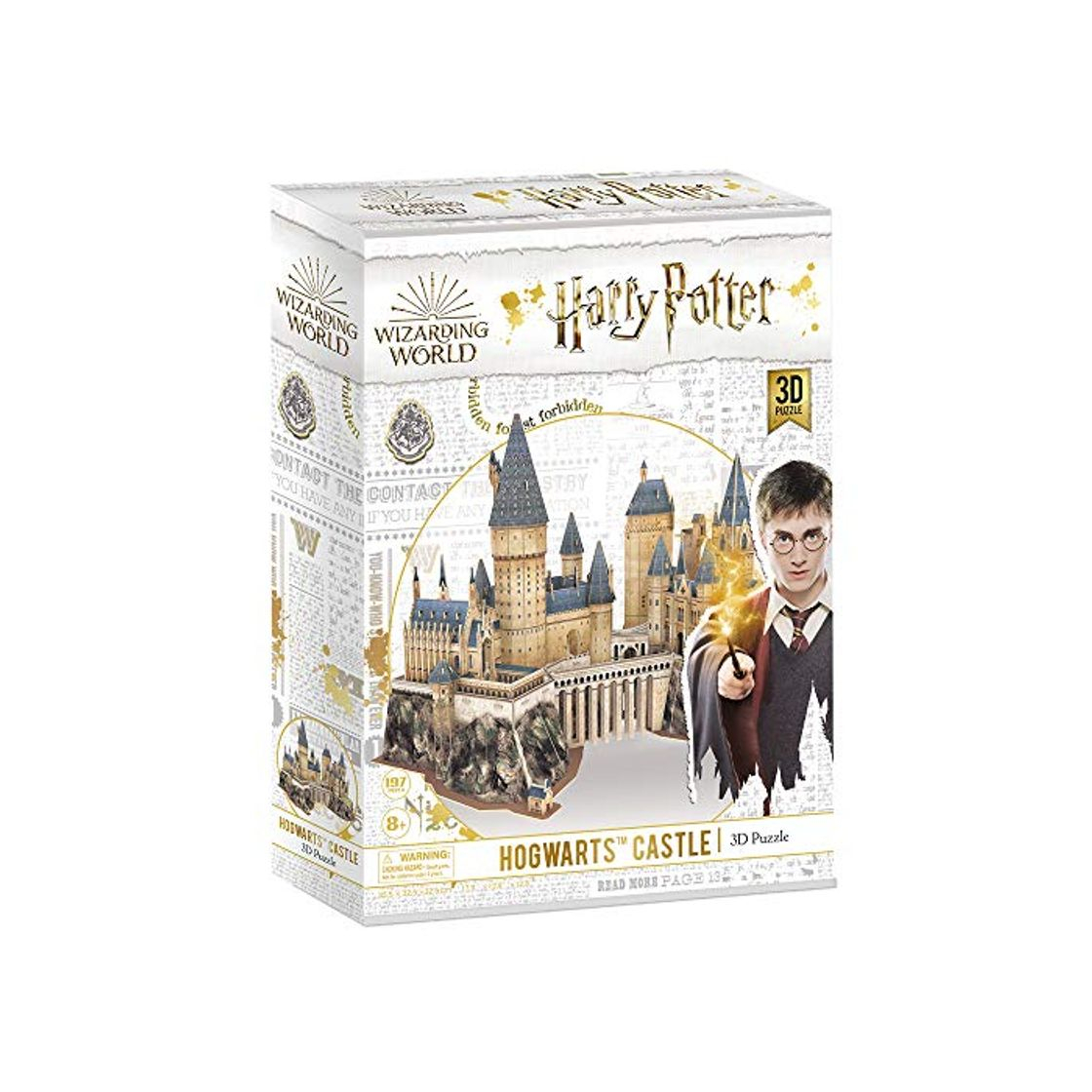 Productos CubicFun Puzzle 3D Harry Potter Hogwarts Castillo Escuela de Brujería y Hechicería