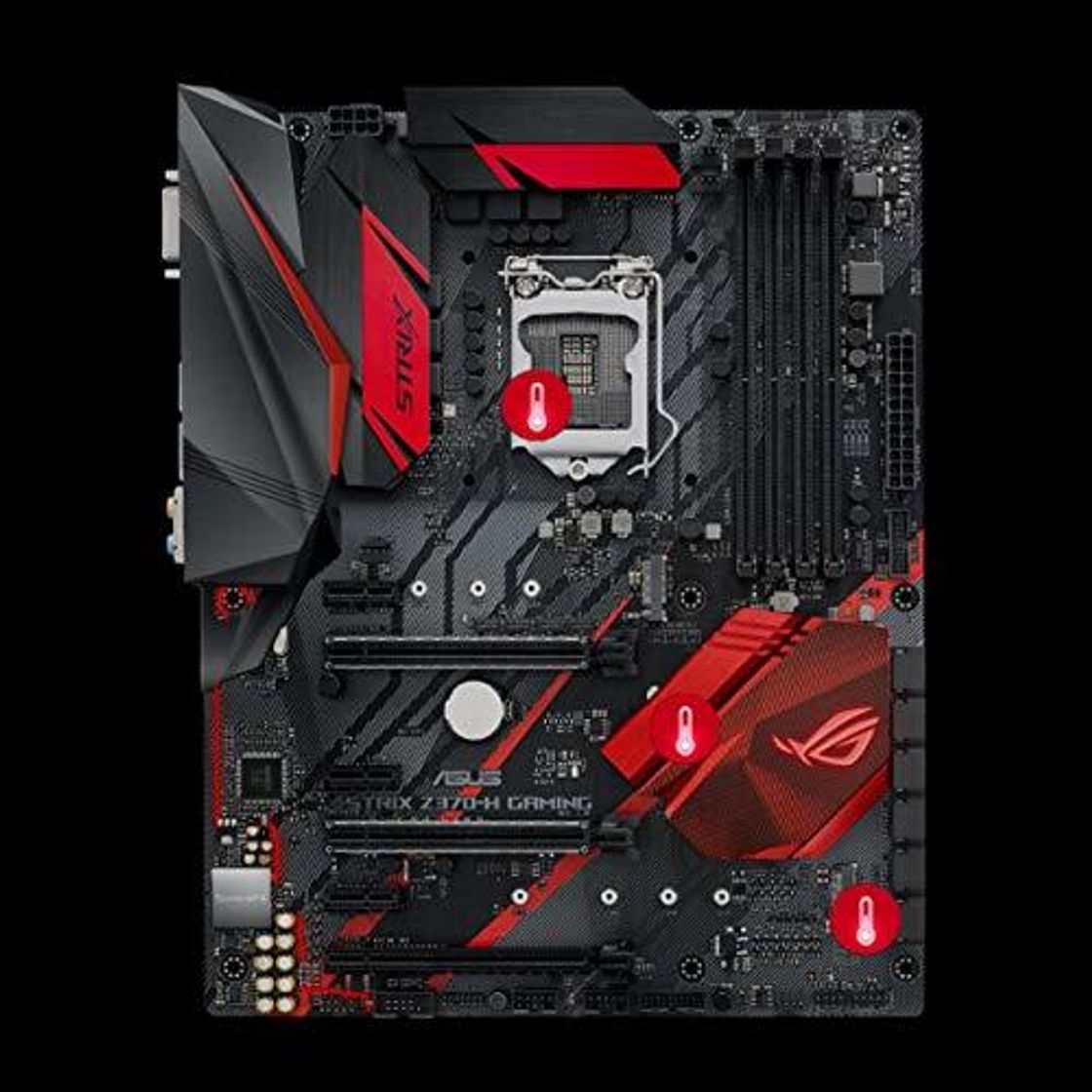 MXECO ASUS ROG Strix Z370-H Gaming Z370 Placa Madre ATX DDR4 Memoria