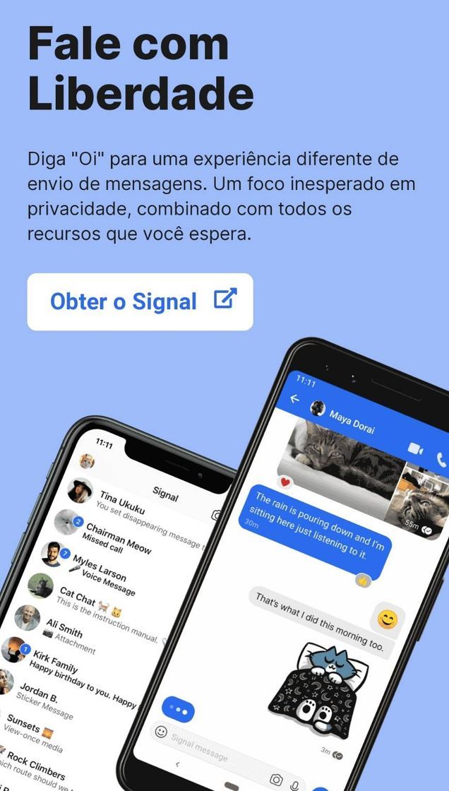 Social Signal - O mensageiro que respeita sua privacidade! 