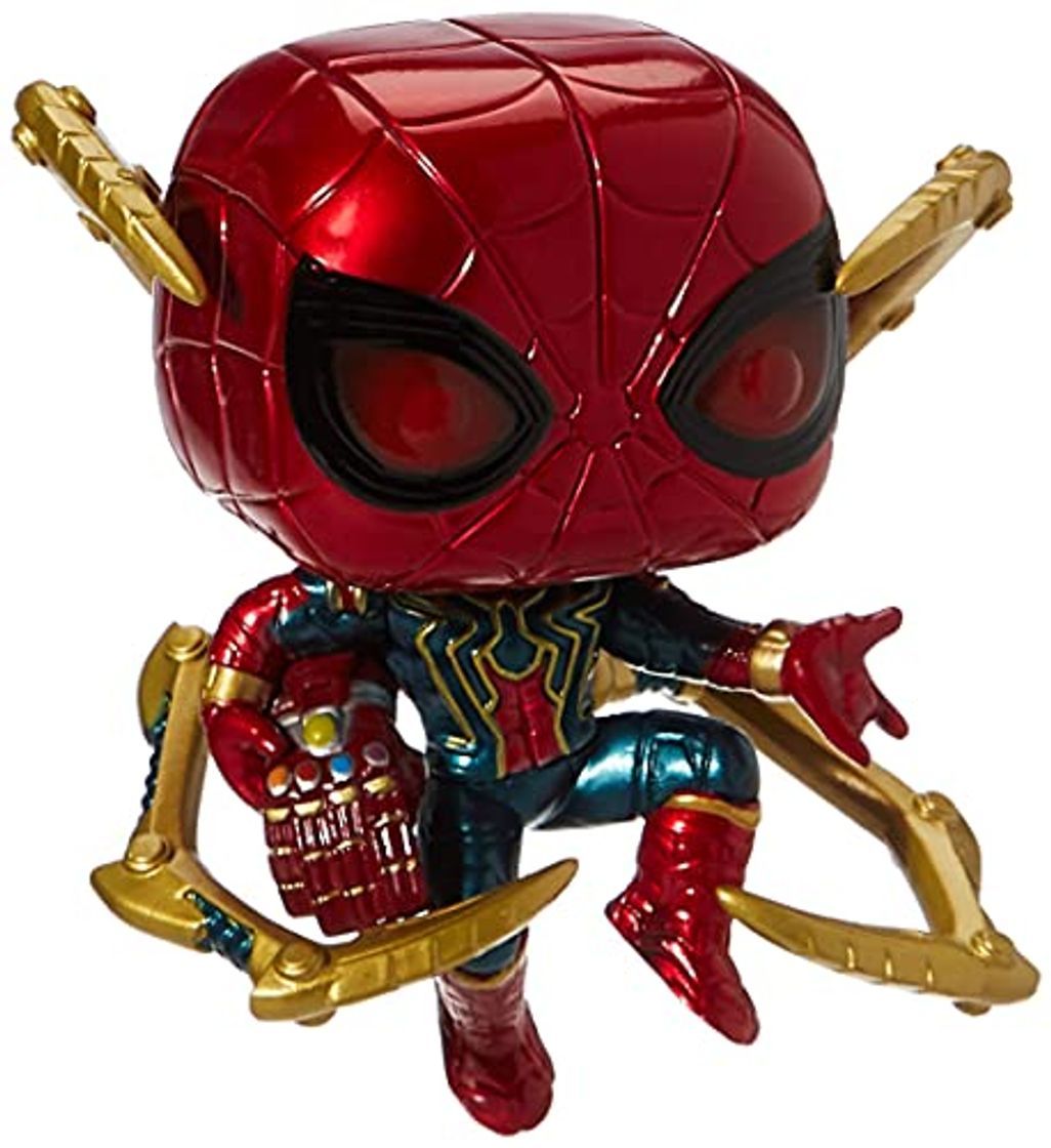 Juego Funko- Pop Marvel: Endgame-Iron Spider w/NanoGauntlet Colctib Toy, Multicolor, Talla Única