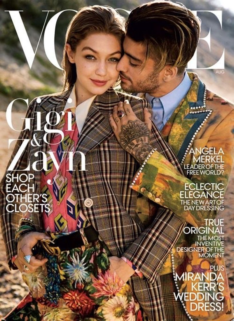 Fashion gigi hadid n zayn malik for vogue US @ 2017