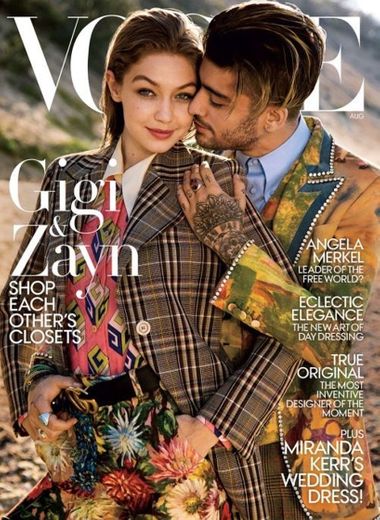 gigi hadid n zayn malik for vogue US @ 2017