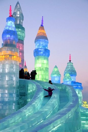 harbin ice festival, china 