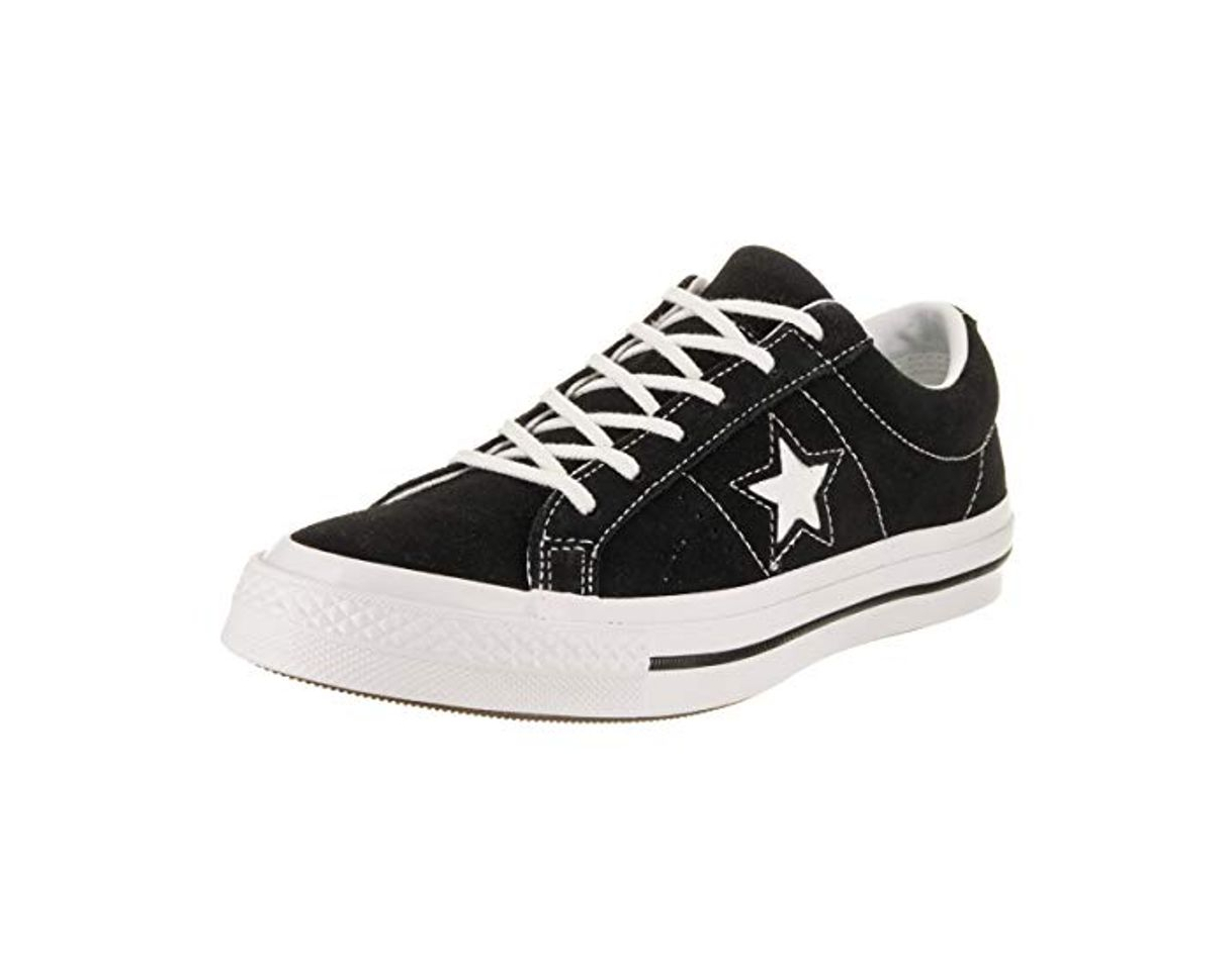 Moda Converse Lifestyle One Star Ox, Zapatillas para Hombre, Negro