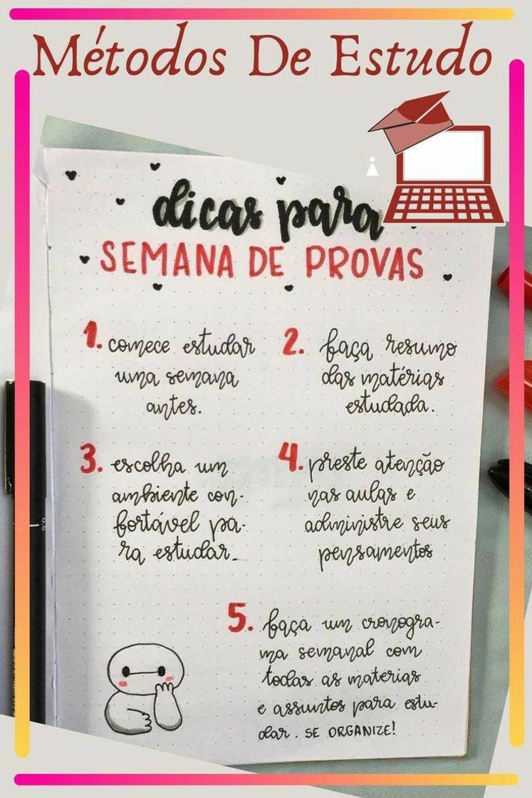 Moda Dicas de estudo 