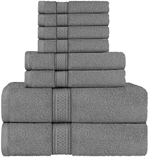 Utopia Towels - Juego de toallas de 8 piezas; 2 toallas de