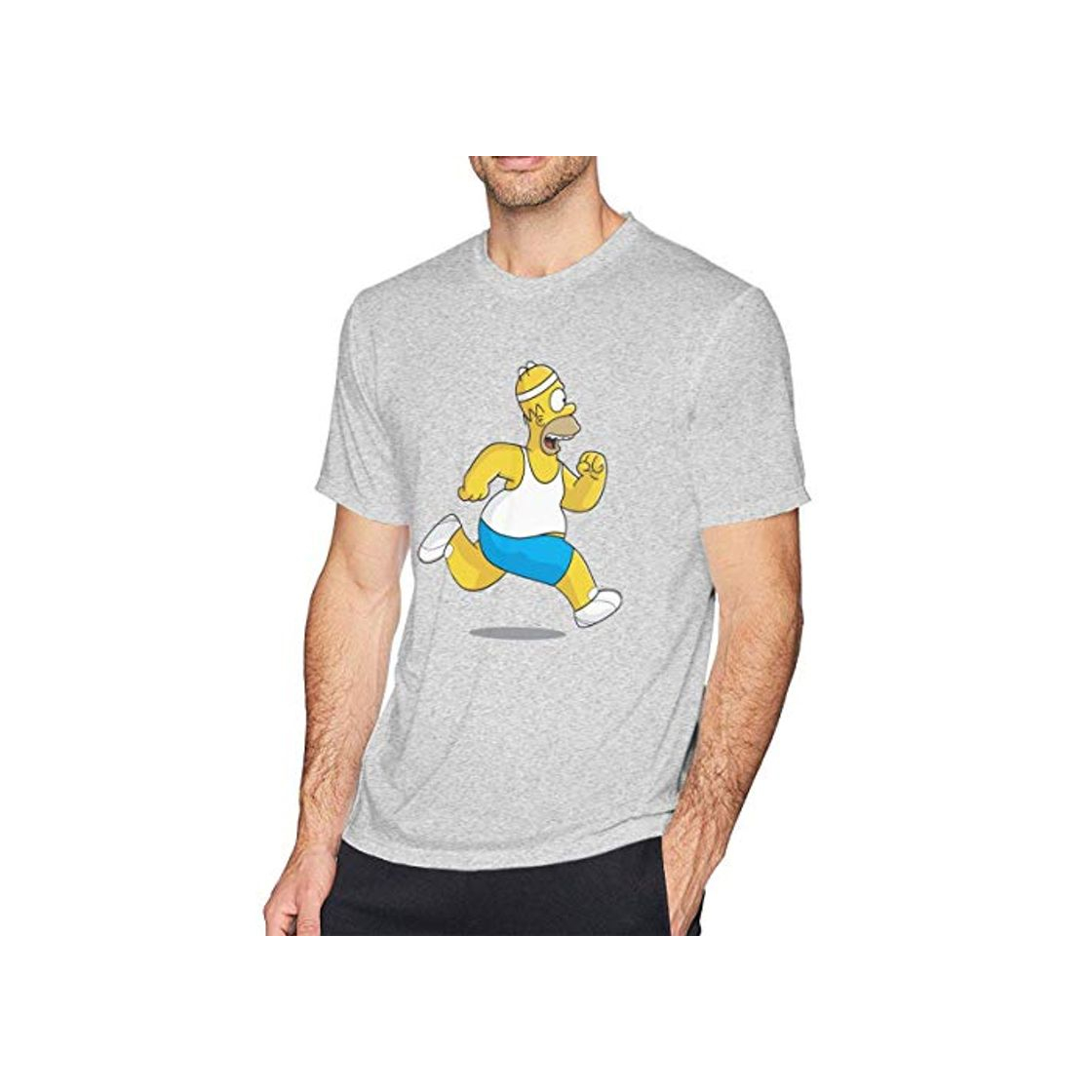 Fashion YYTY Homner-Simpson Running Mens Shirt Camiseta de Manga Corta