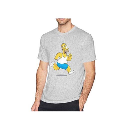 YYTY Homner-Simpson Running Mens Shirt Camiseta de Manga Corta