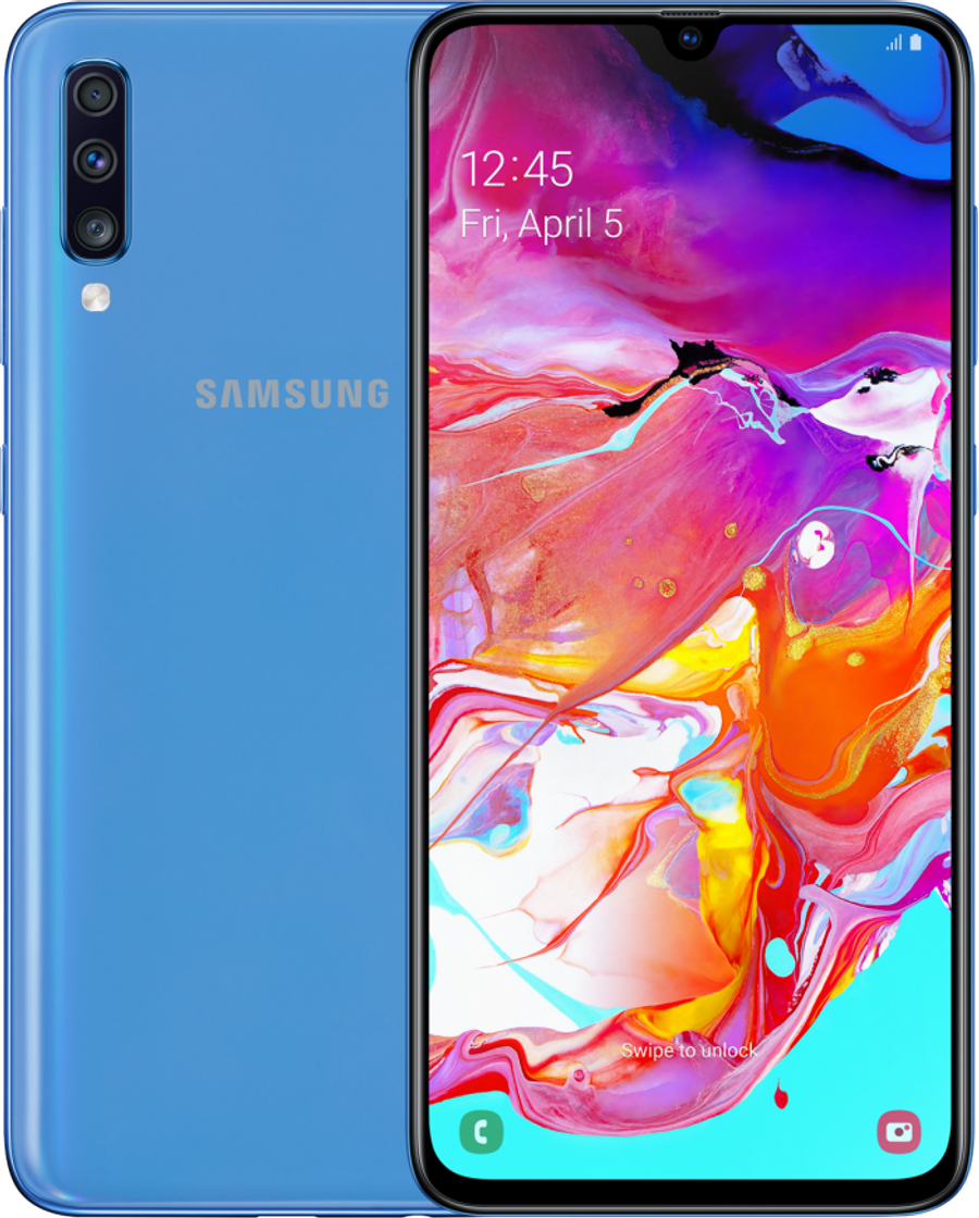 Electronic Samsung Galaxy A70 (128gb, Dual-SIM, pantalla de 6.7 " Full HD