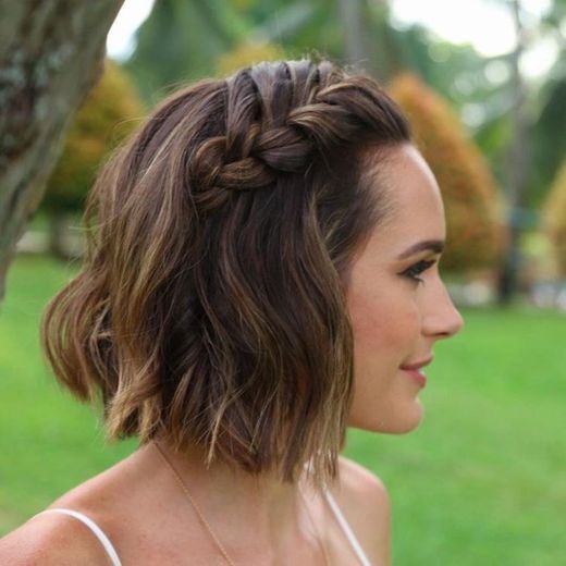 penteado no cabelo curto 